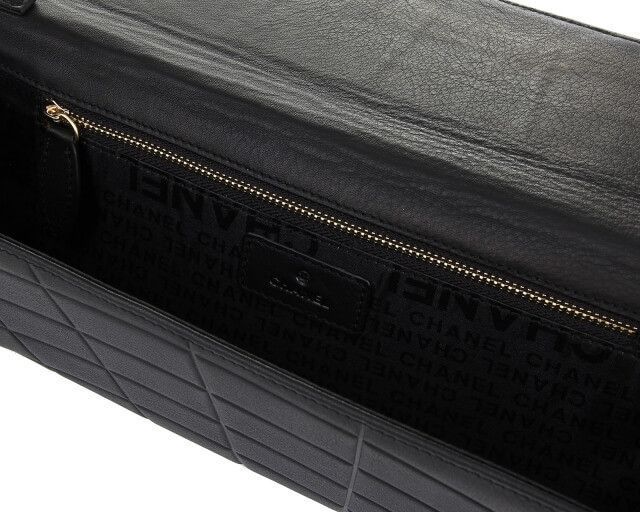Клатч на цепочке 1812-16 black, натуральная кожа 22482 фото